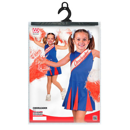 "BLAU/ROT CHEERLEADER" (Kleid) – Ansicht 4