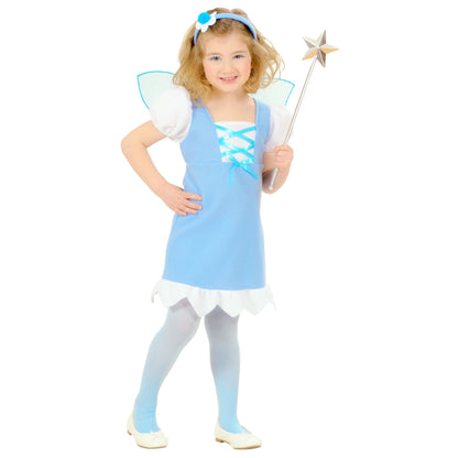 "BLAUE FEE" (Kleid, Kopfbedeckung) – Detailansicht