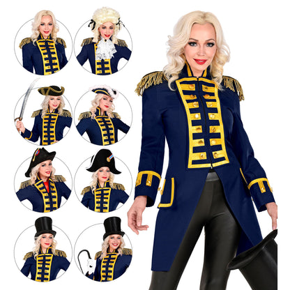 "BLAUE GARDEUNIFORM / PARADEFRACK" für Damen – Ansicht 5