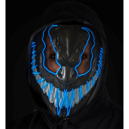 "BLAUE LED-MONSTERMASKE" – Ansicht 3