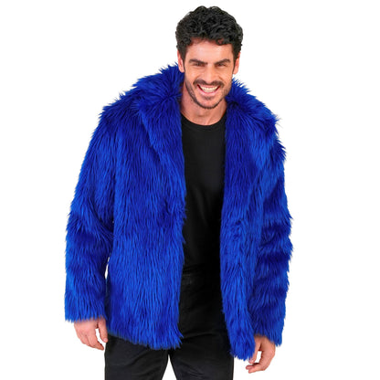 "BLAUE PLÜSCHJACKE" – Ansicht 4