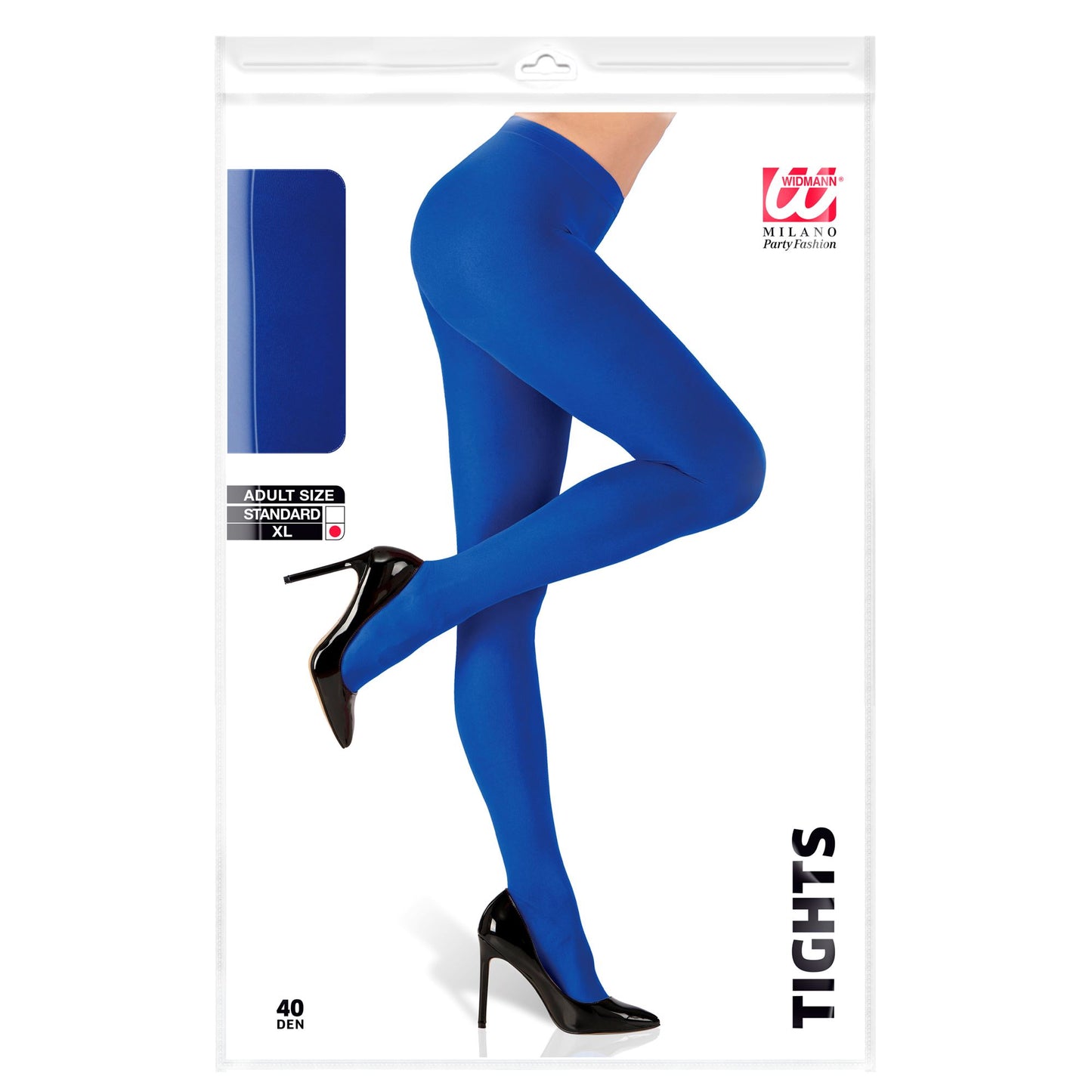 "BLAUE STRUMPFHOSE" 40 DEN – Detailansicht