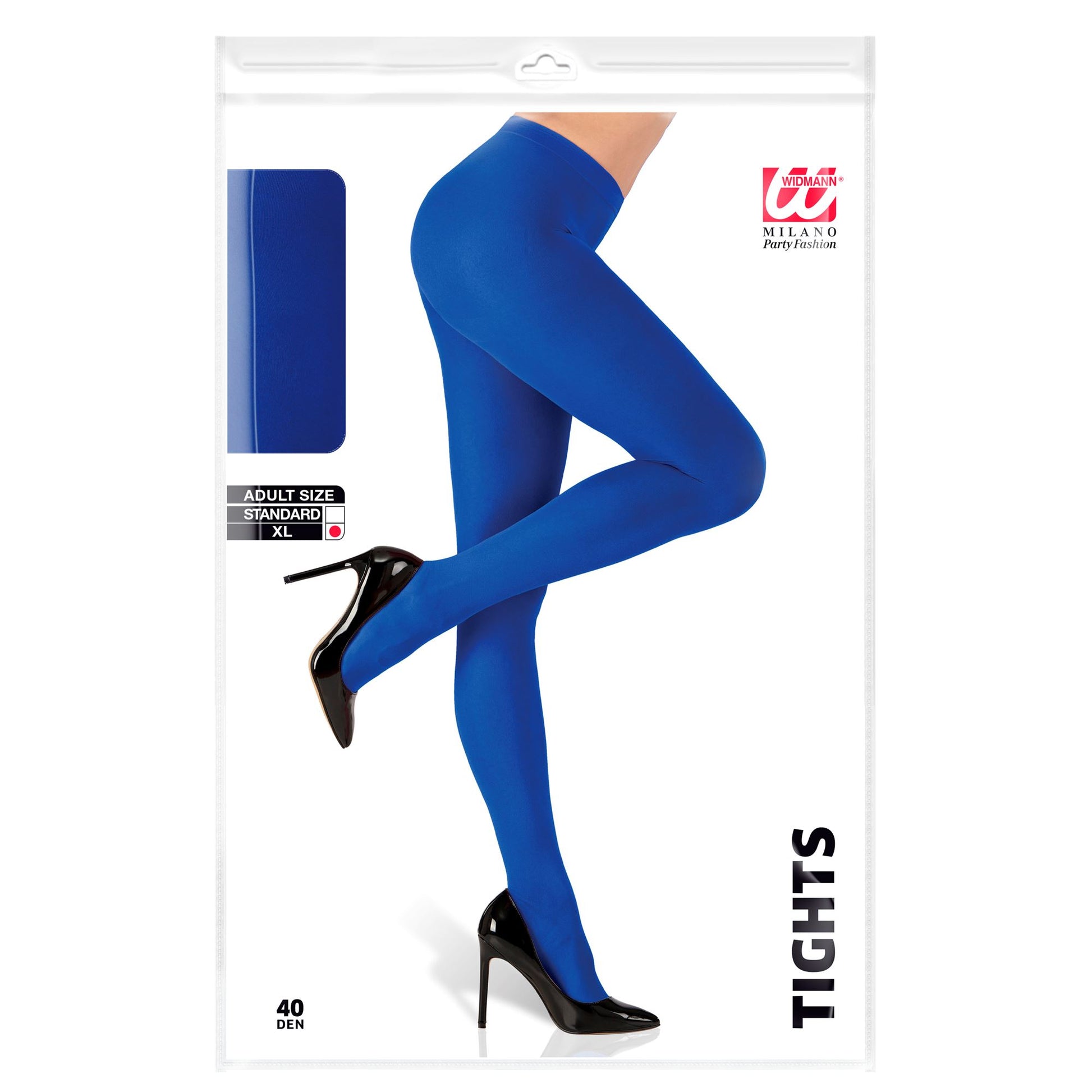 "BLAUE STRUMPFHOSE" 40 DEN – Detailansicht
