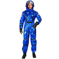 Widmann Blauer Astronaut Commander Kostüm mit Helm – Produktansicht