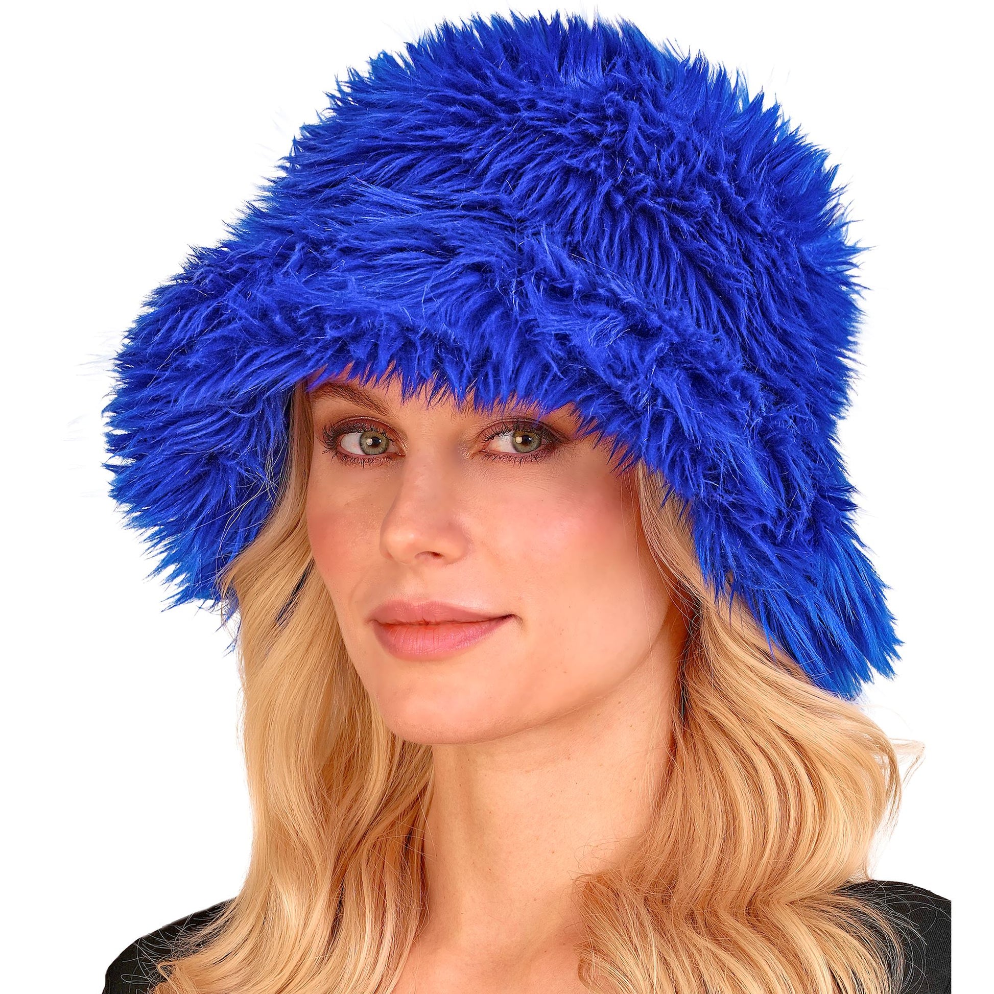 "BLAUER PLÜSCH ANGLERHUT" – Ansicht 4