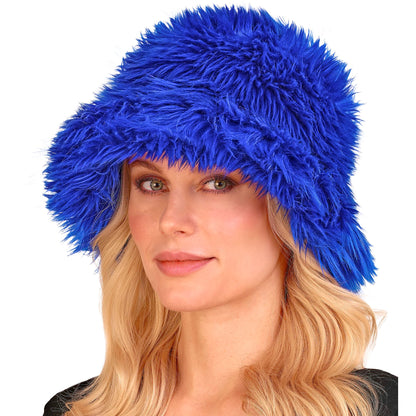 "BLAUER PLÜSCH ANGLERHUT" – Ansicht 4