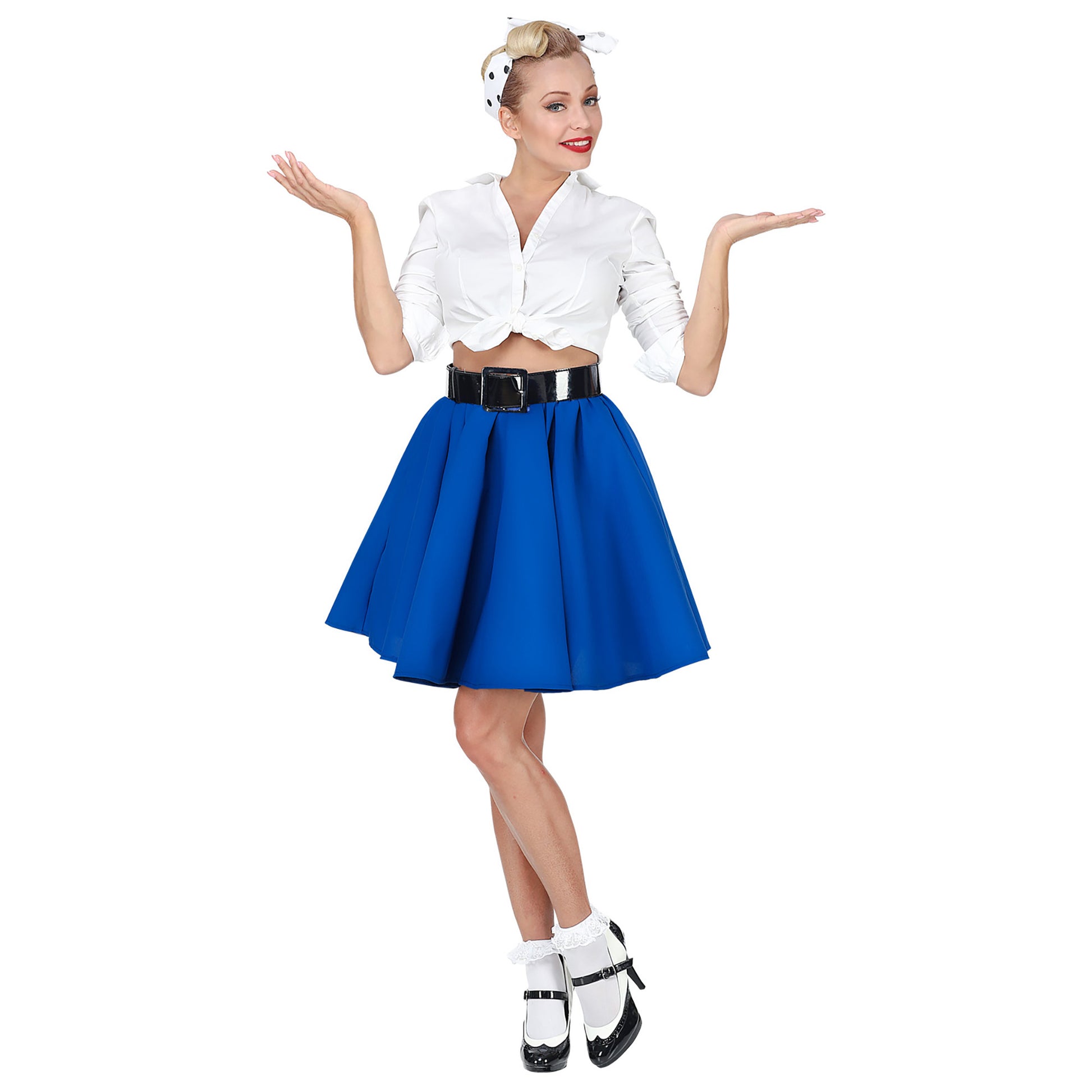 "BLAUER ROCK 'N' ROLL ROCK" – Detailansicht