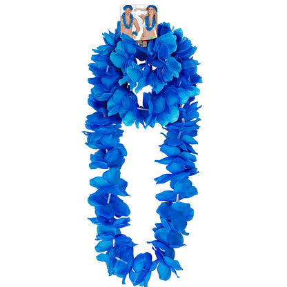 "BLAUES HAWAII-SET" (Halskette, Sitrnband, Armband) – Detailansicht