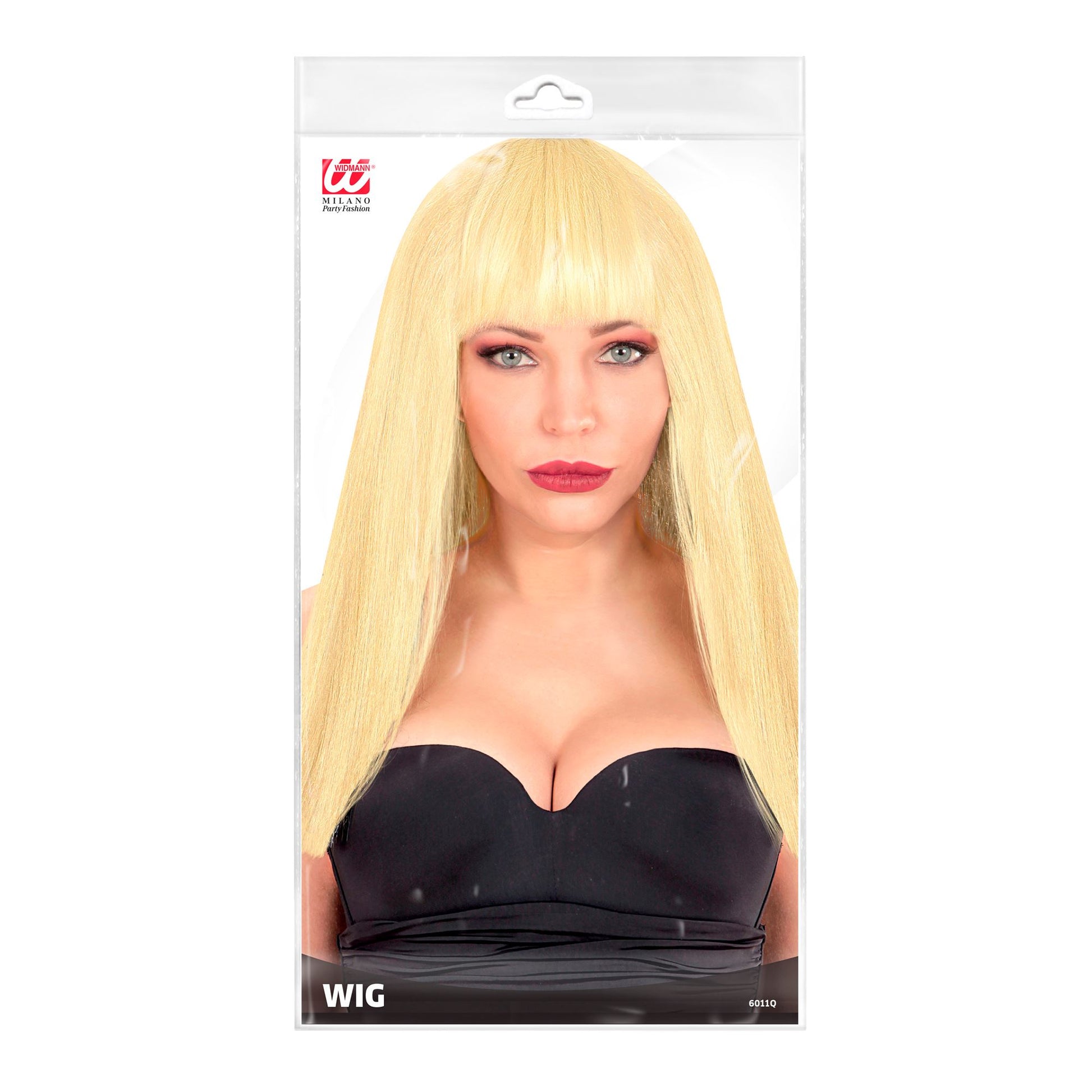 "BLONDE PERÜCKE FANNY" in Polybag – Detailansicht