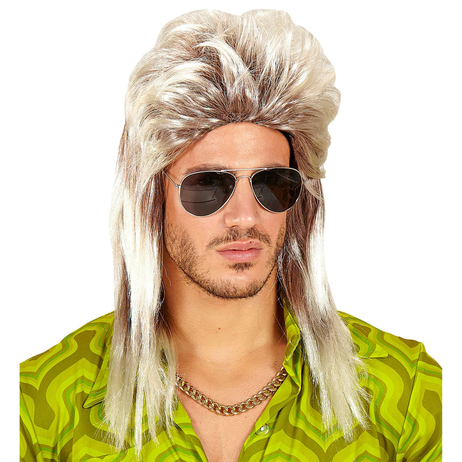 "BLONDE VOKUHILA PERÜCKE" in Polybag – Vorderansicht