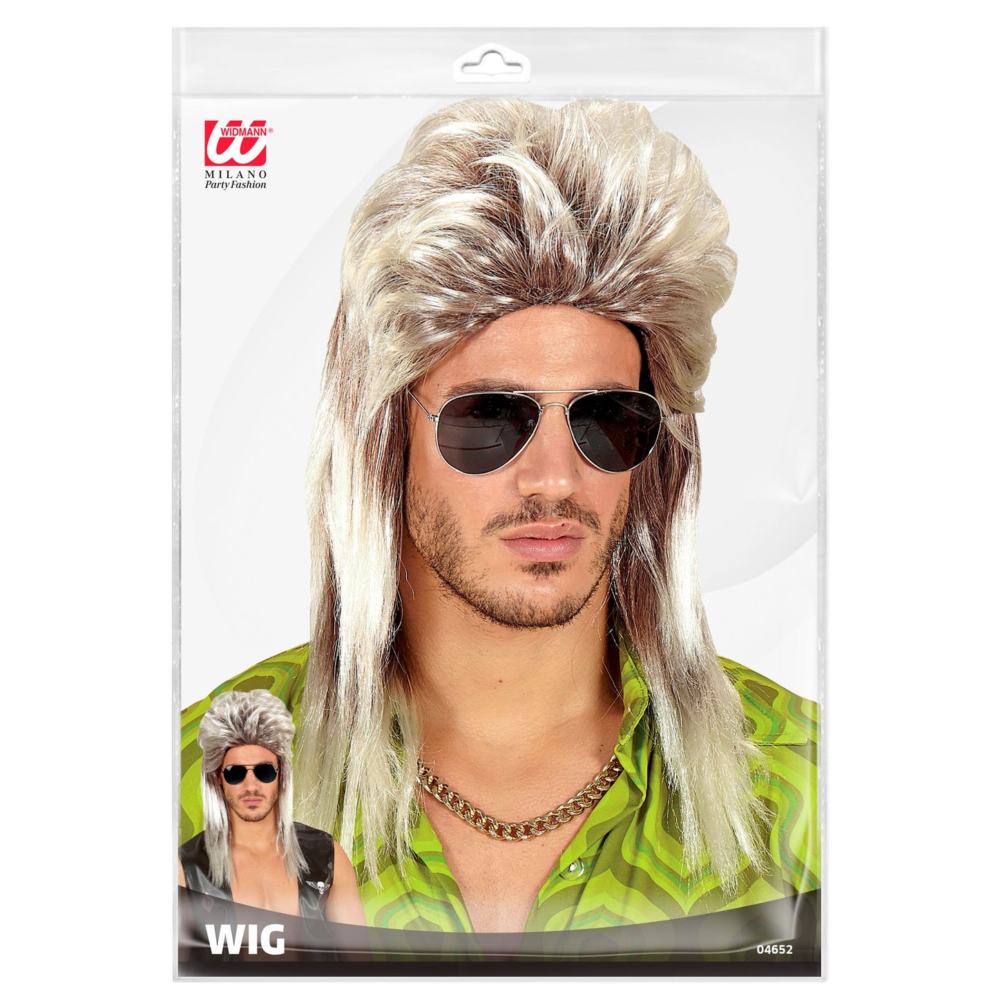 "BLONDE VOKUHILA PERÜCKE" in Polybag – Detailansicht