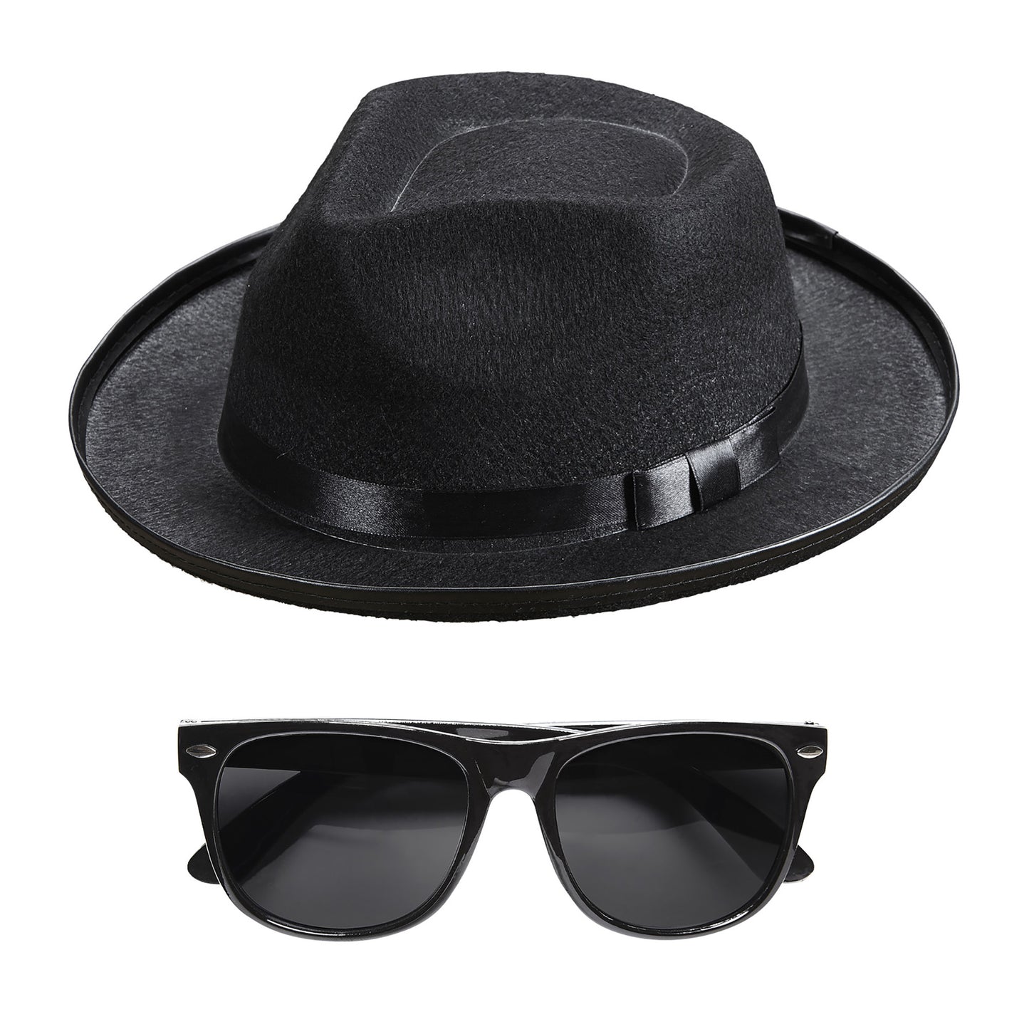 "BLUES MAN" (Hut, Brille) – Vorderansicht