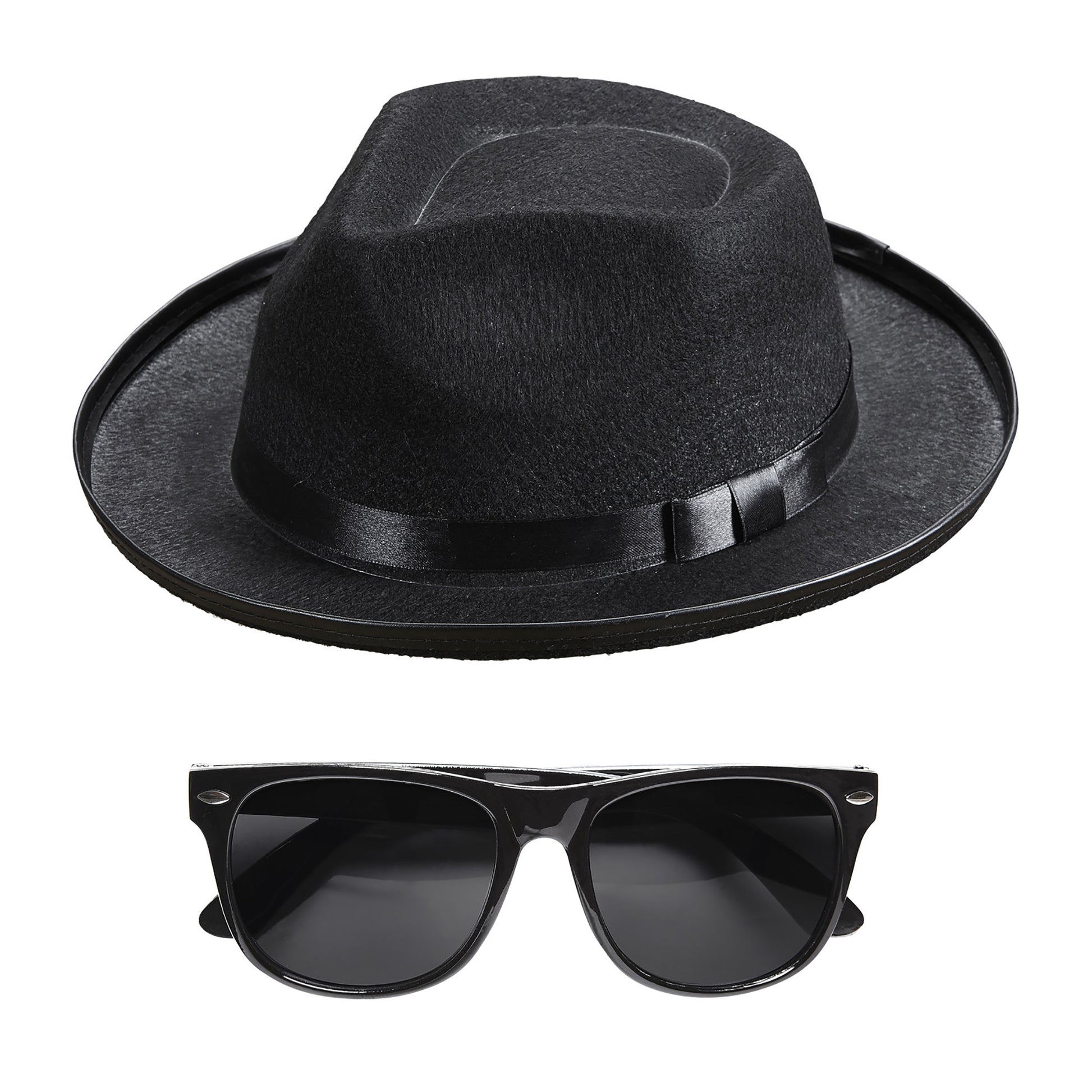 "BLUES MAN" (Hut, Brille) – Vorderansicht