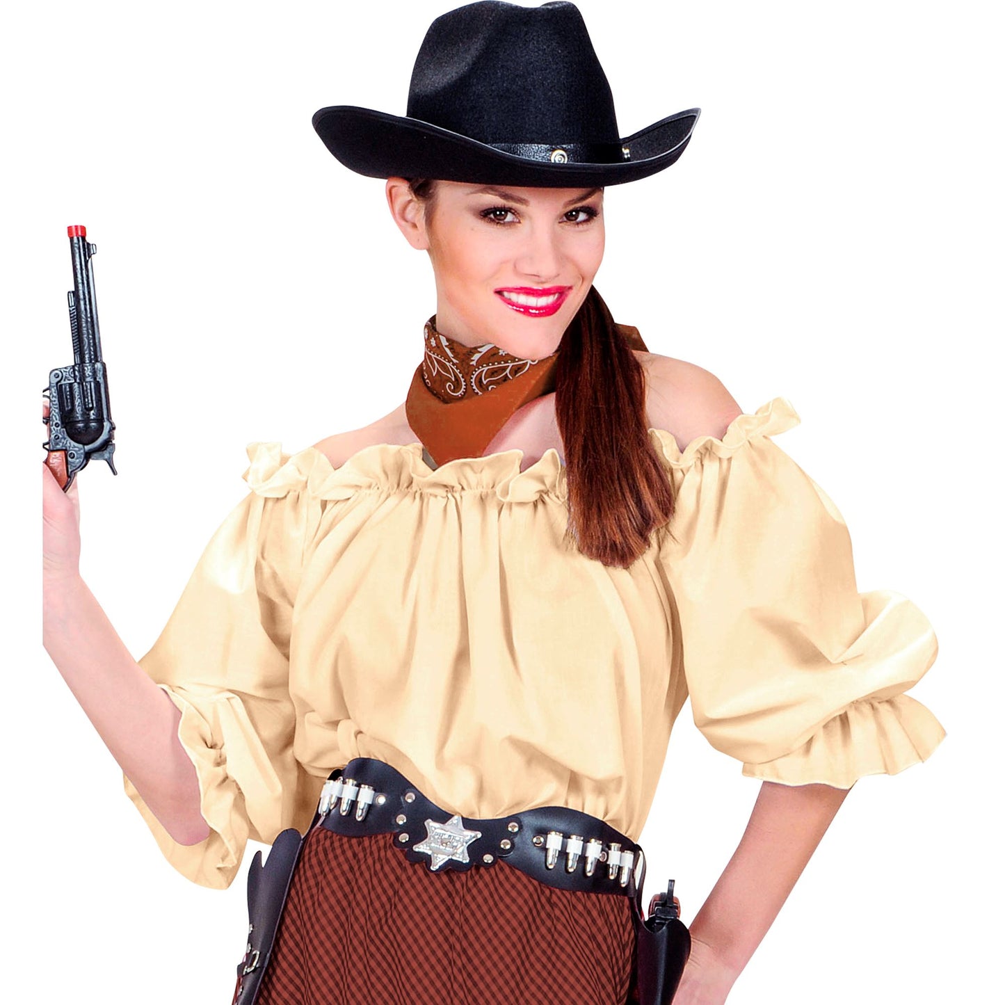 "BLUSE BEIGE" – Detailansicht