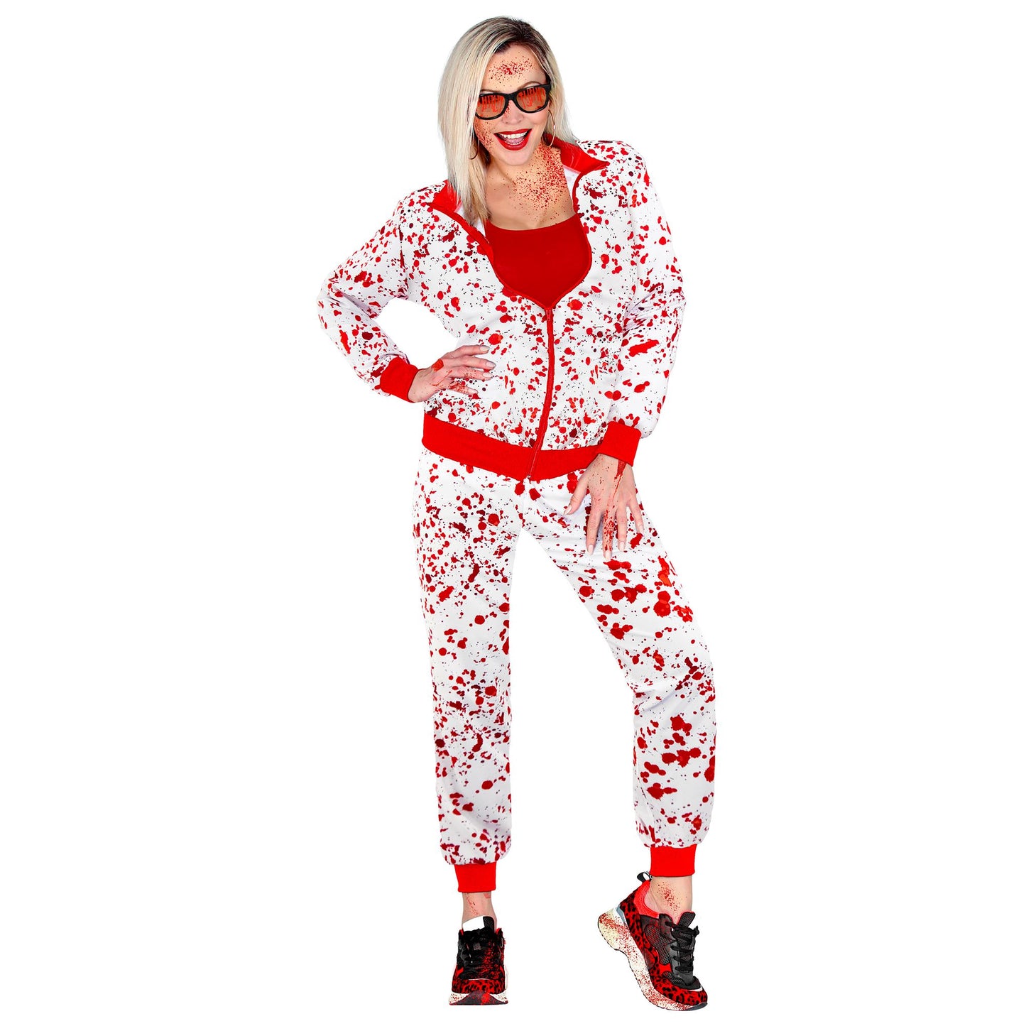"BLUTBAD PARTY FASHION TRAININGSANZUG" (Oberteil, Hose) – Ansicht 3