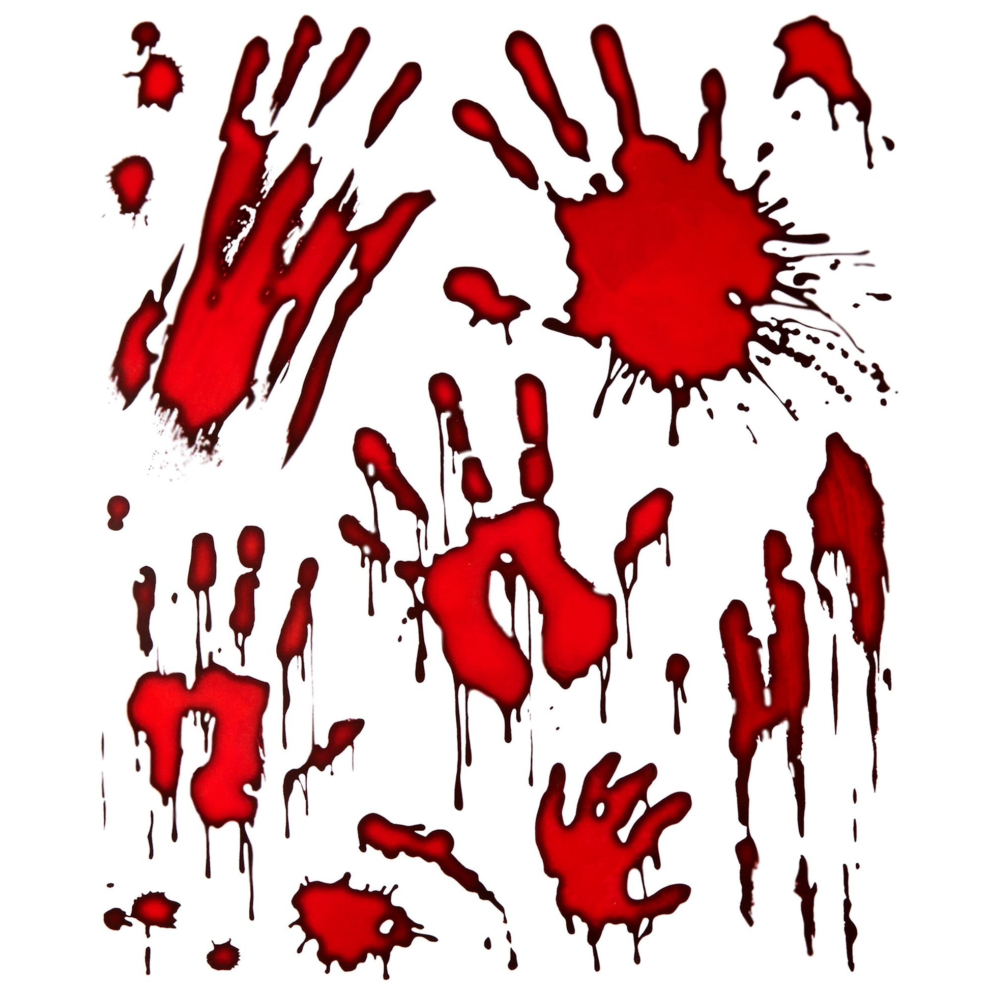 "BLUTIGE HÄNDE STICKER / FENSTERBILDER" – Ansicht 4