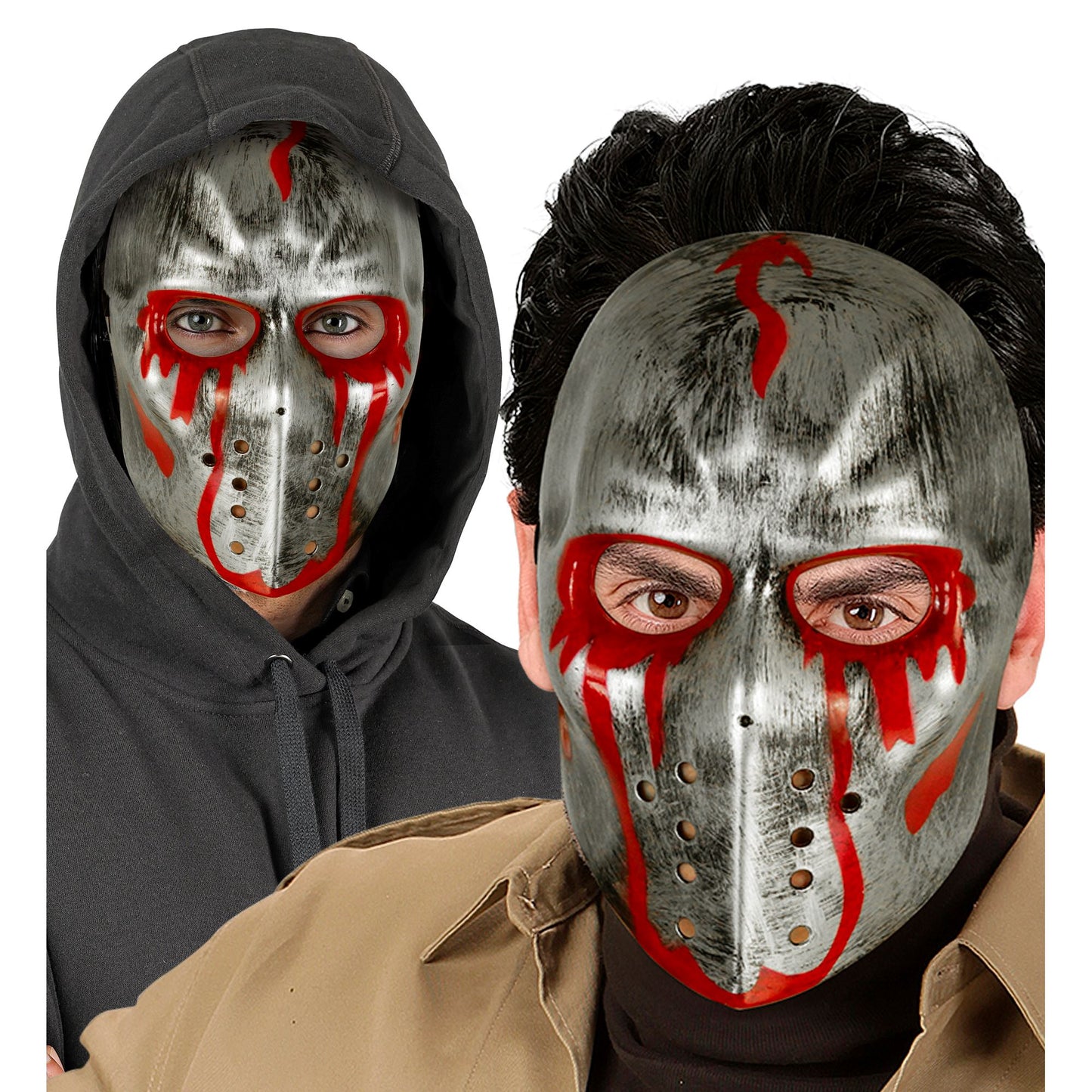"BLUTIGE HOCKEY MASKE AUS HARDPASTIK" – Ansicht 3