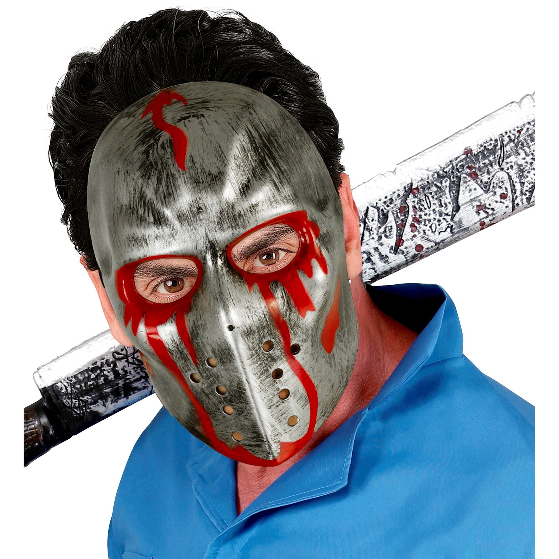 "BLUTIGE HOCKEY MASKE AUS HARDPASTIK" – Ansicht 4
