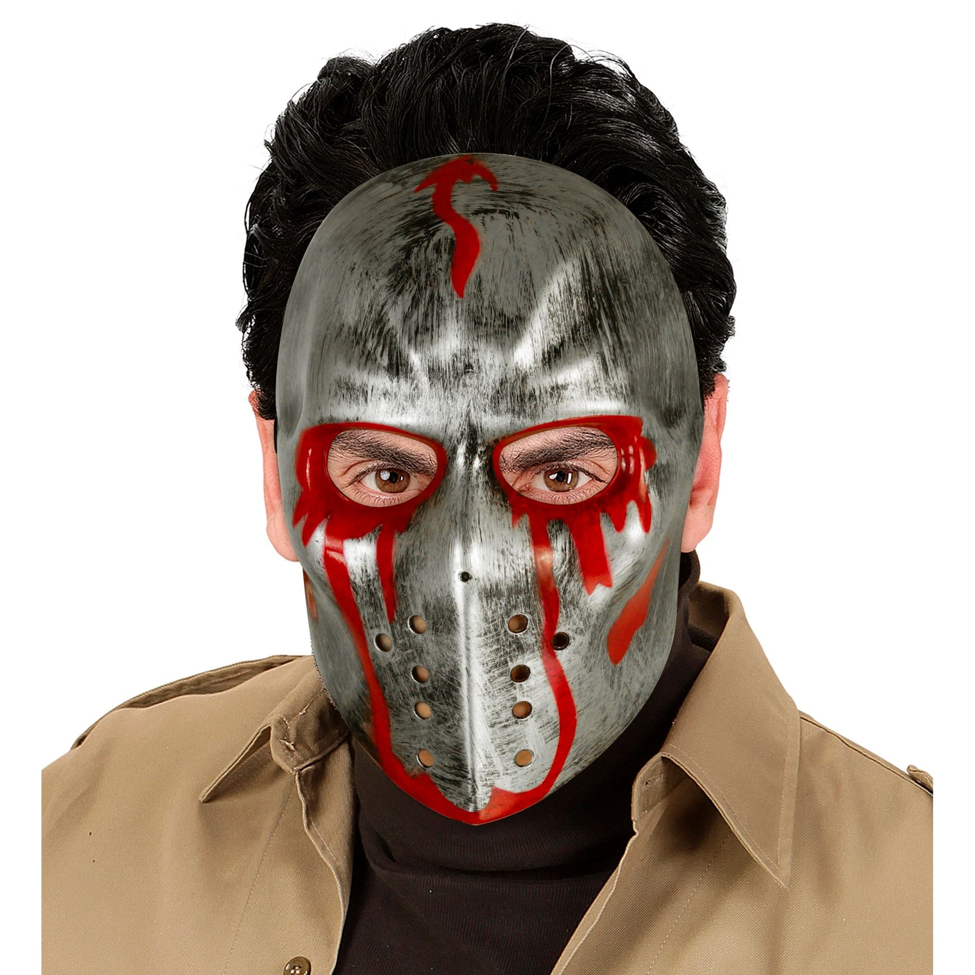 "BLUTIGE HOCKEY MASKE AUS HARDPASTIK" – Ansicht 6