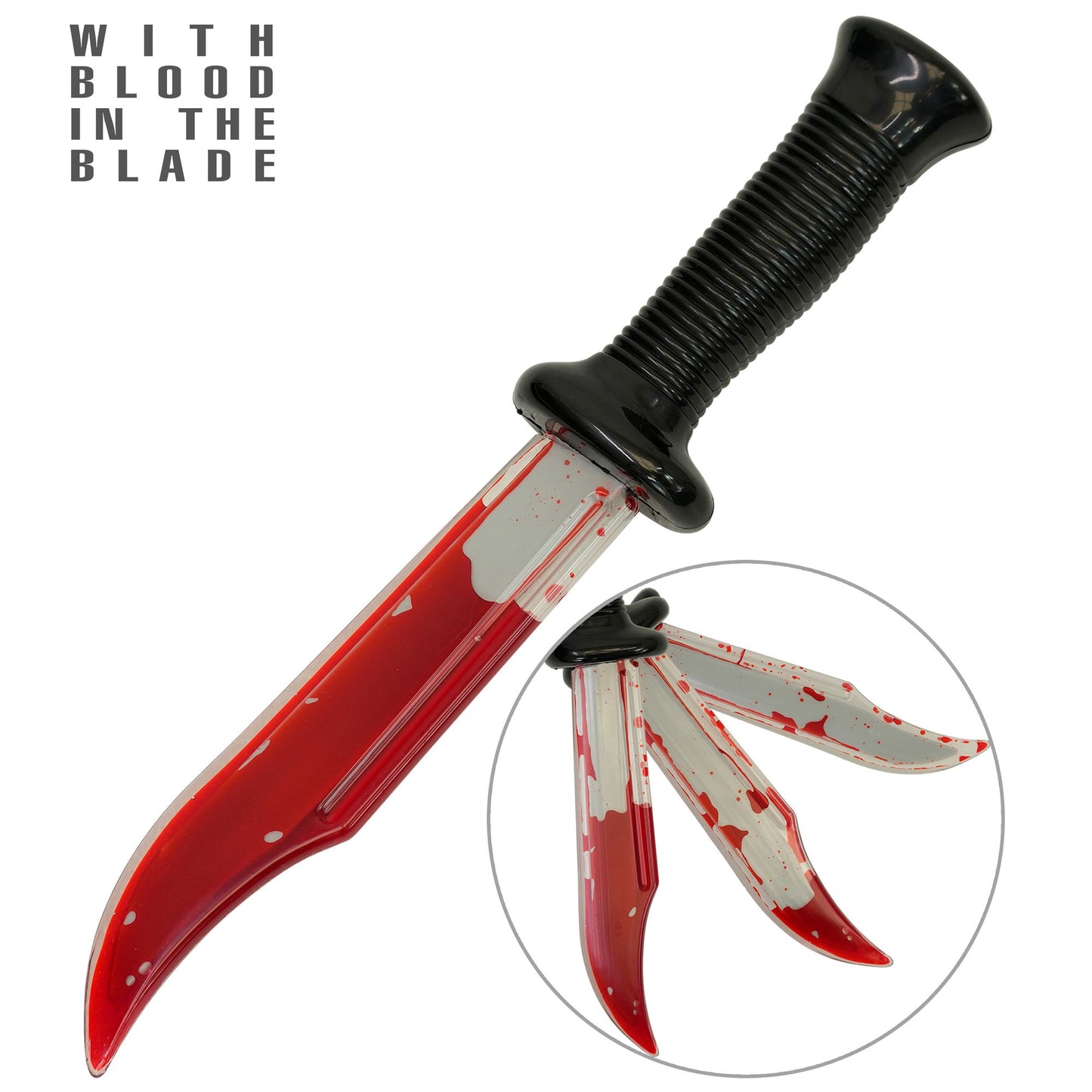 "BLUTIGES MESSER" - 34 cm – Vorderansicht