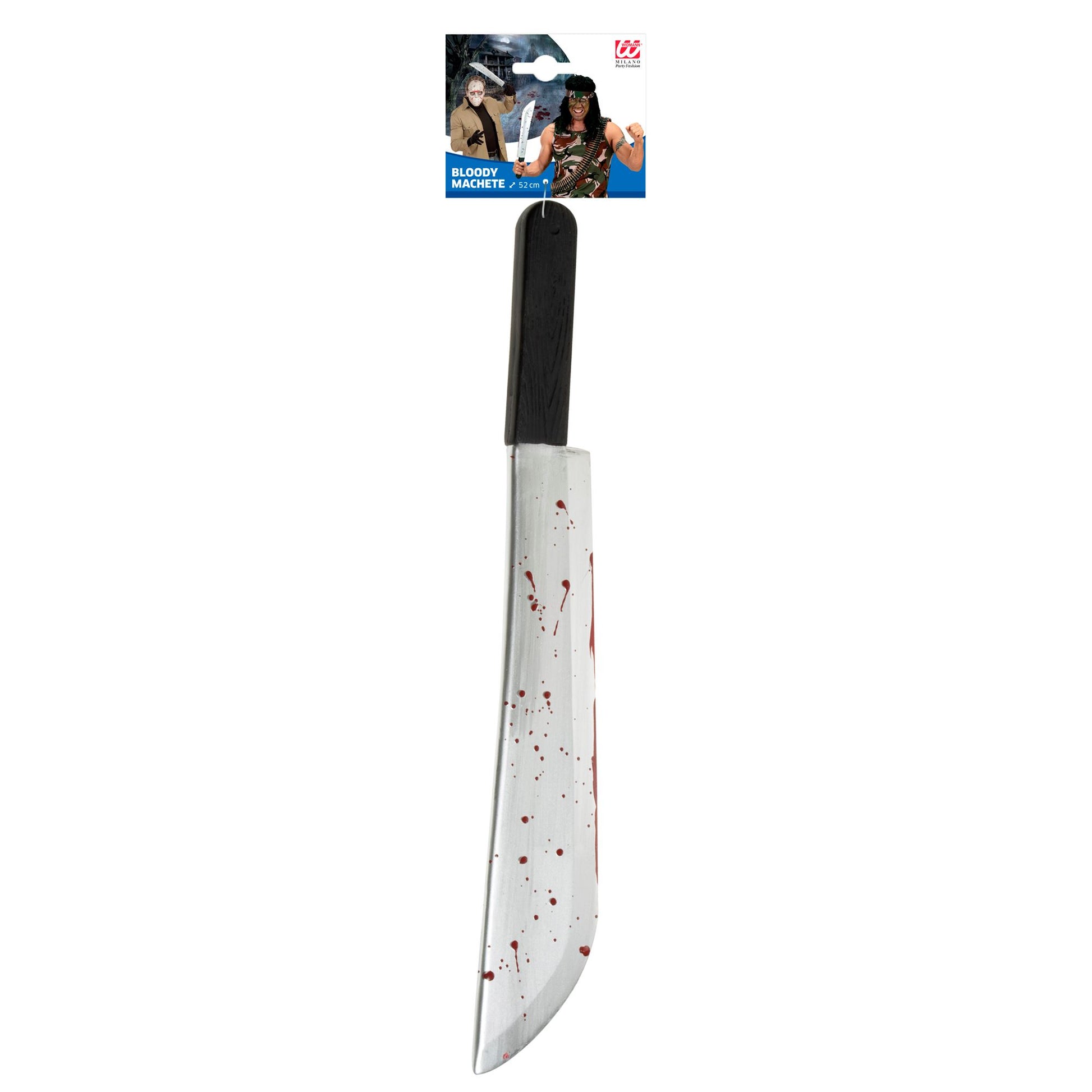 "BLUTVERSCHMIERTE MACHETE" 52 cm – Detailansicht