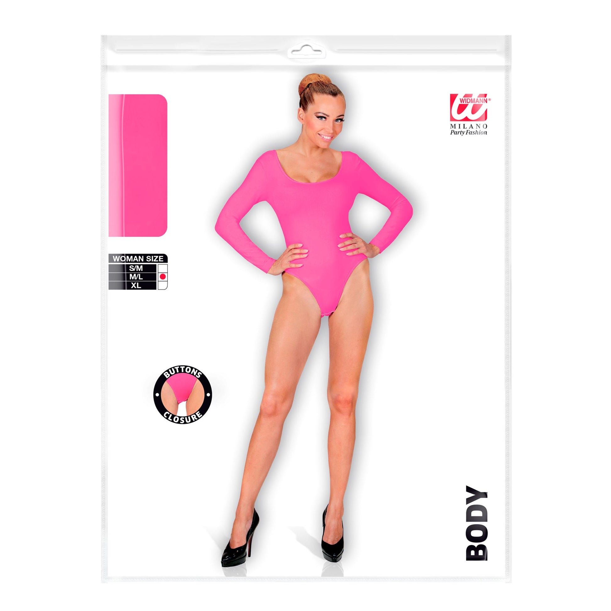 "BODY PINK" (mit Knöpfen verschließbar) – Detailansicht
