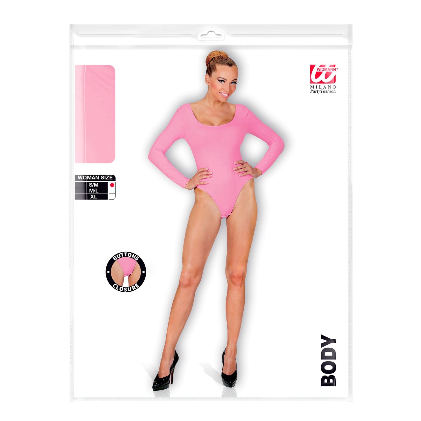 "BODY ROSA" (mit Knöpfen verschließbar) – Detailansicht