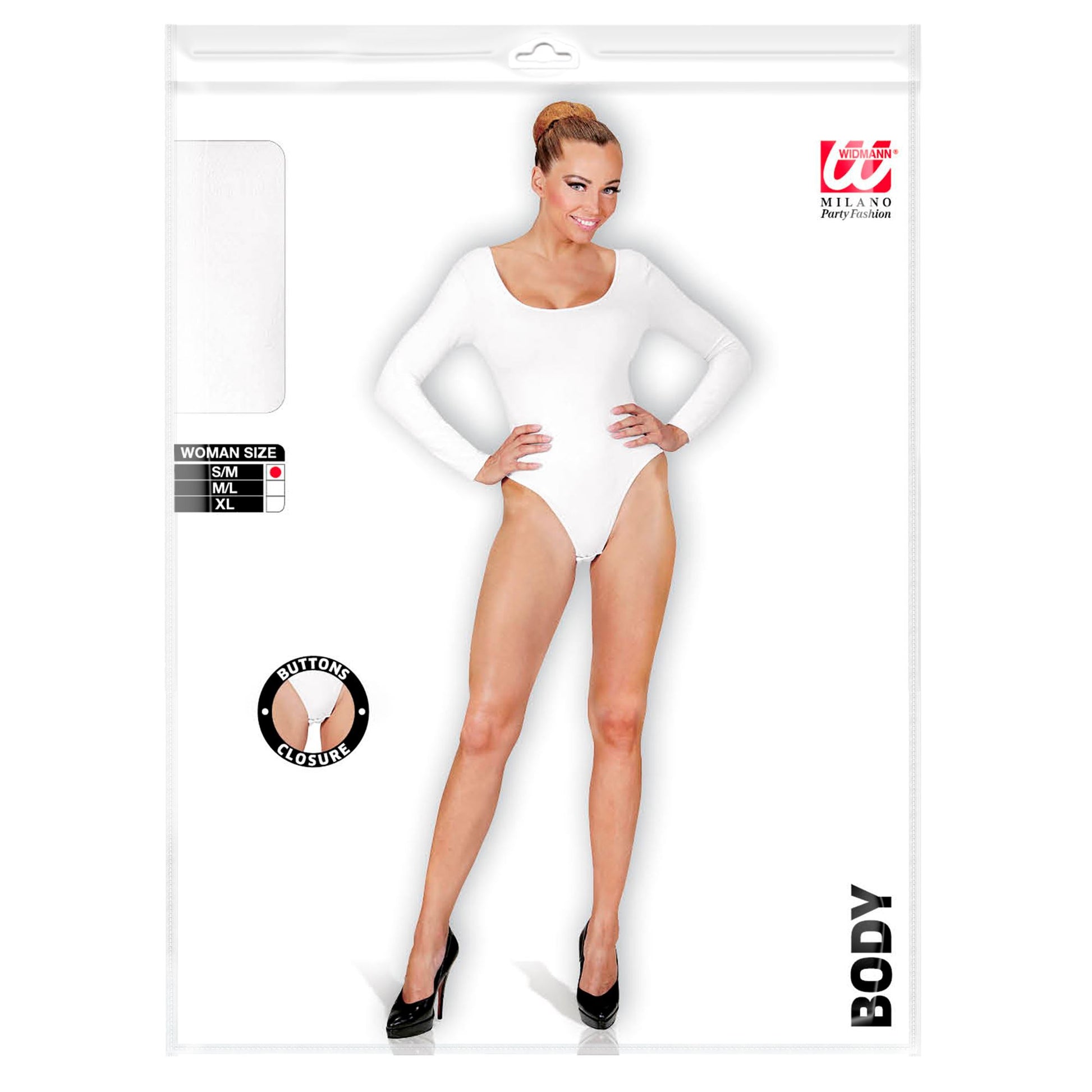 "BODY WEIß" (mit Knöpfen verschließbar) – Detailansicht
