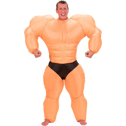 "BODYBUILDER" (aufblasbares Kostüm mit Gebläse) mit Batterie – Ansicht 3