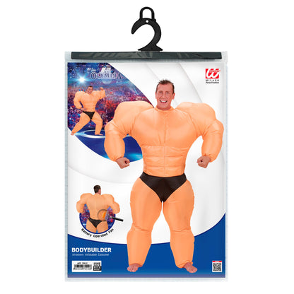 "BODYBUILDER" (aufblasbares Kostüm mit Gebläse) mit Batterie – Ansicht 5