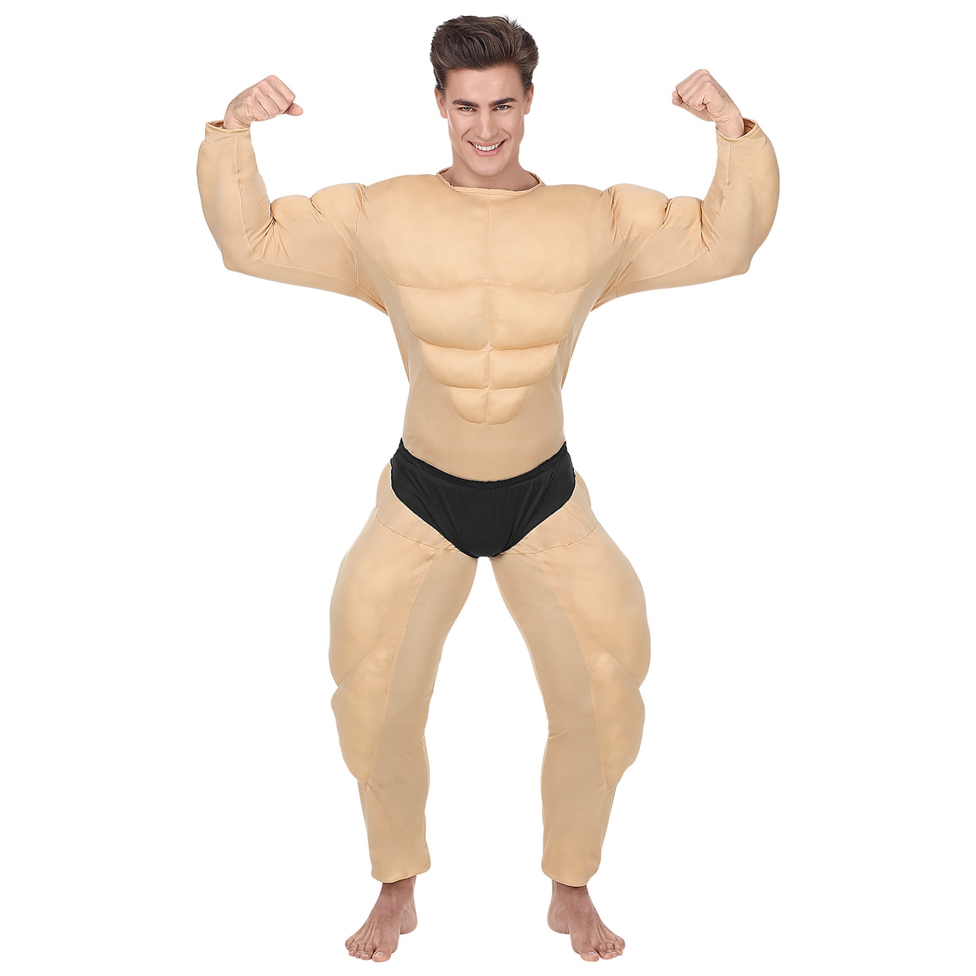 "BODYBUILDER" (Muskel Overall mit Slip) – Detailansicht