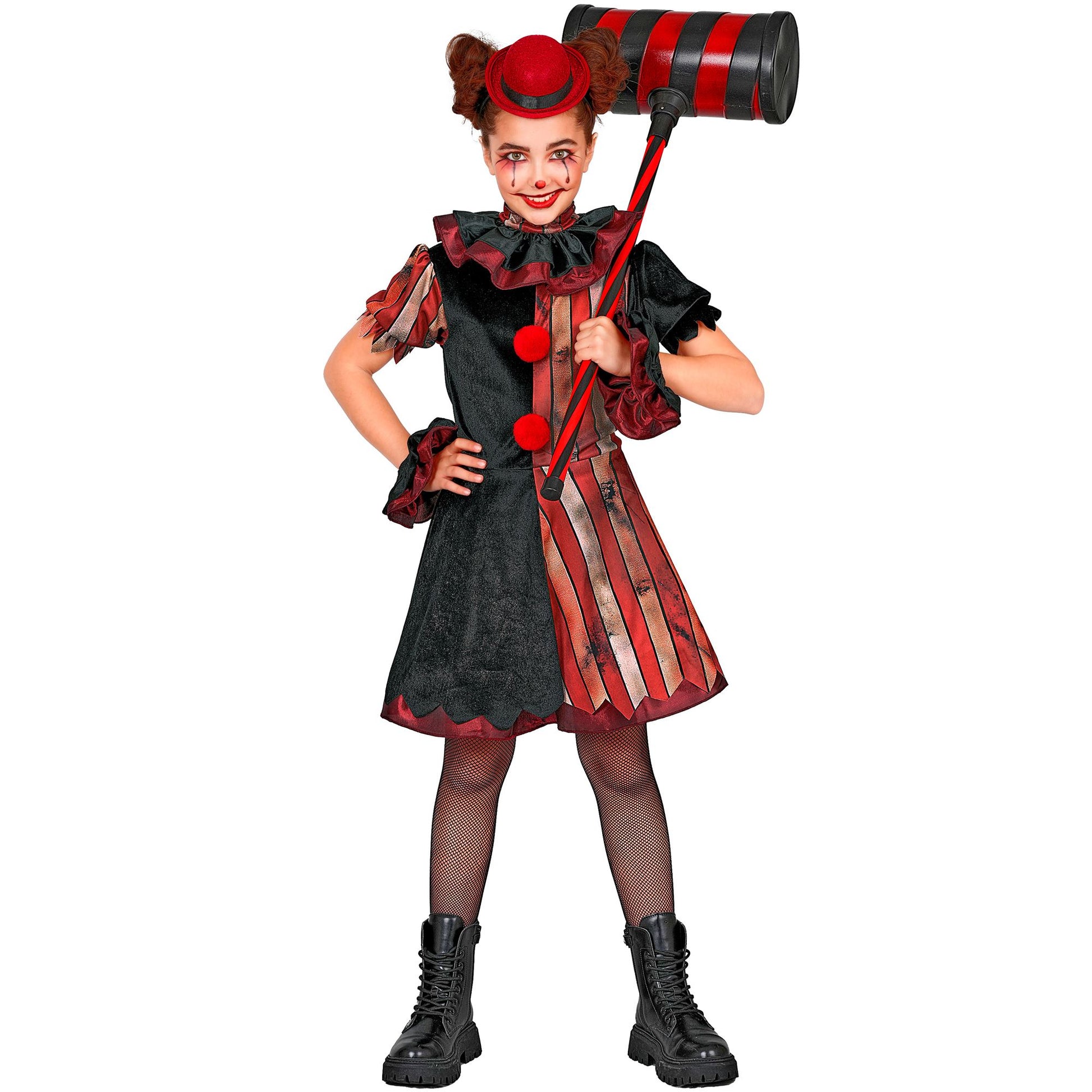"BÖSER CLOWN" (Kleid, Petticoat, Kragen, Minihut) – Ansicht 3