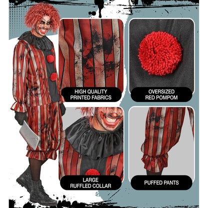 "BÖSER CLOWN" (Oberteil mit Kragen, Hosen) – Ansicht 7