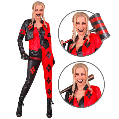 "BÖSER HARLEKIN" (Jacke, Weste, Hose) – Detailansicht