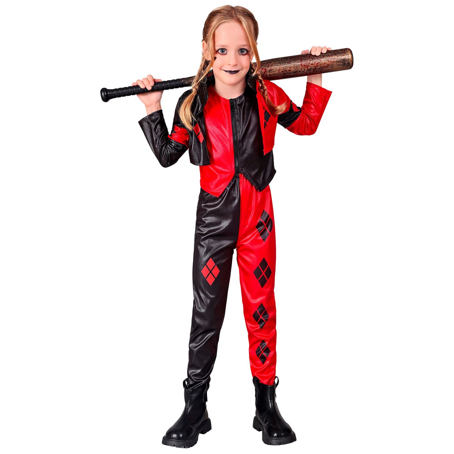 "BÖSER HARLEKIN" (Jacke, Weste, Hose) – Detailansicht