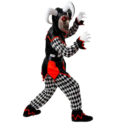 "BÖSER JESTER" (Oberteil, Hose, Gürtel, Maske, Hut) – Ansicht 4