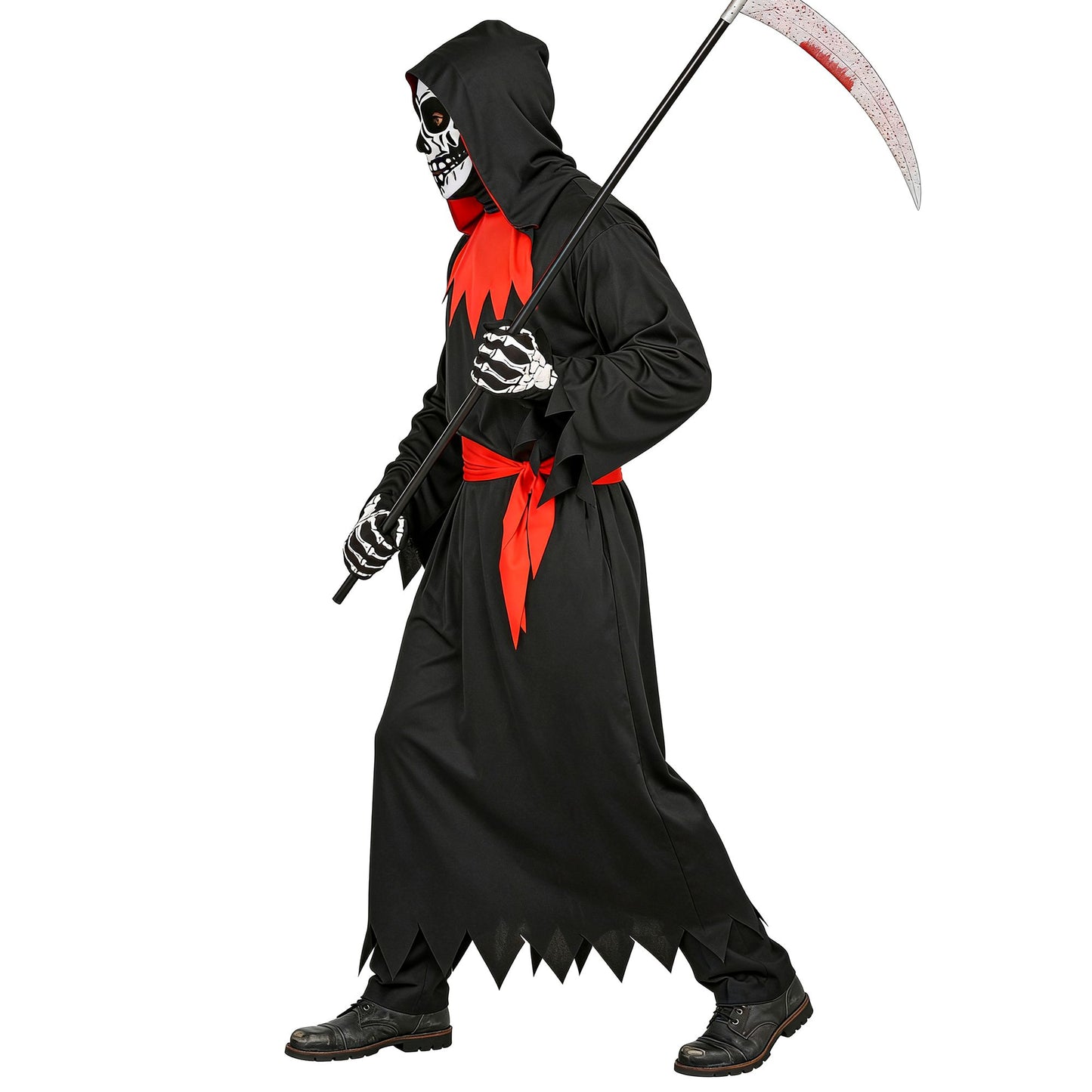 "BÖSES PHANTOM" (Robe mit Kapuze, Gürtel, Maske) – Ansicht 3