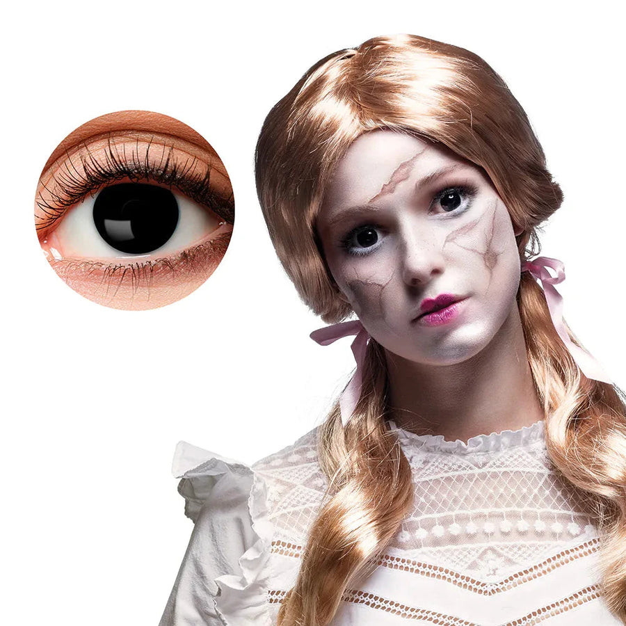 Boland Broken Doll 1-Woche Kontaktlinsen – 2 Stück, Rot, Komfortabel - Fasnacht24.ch