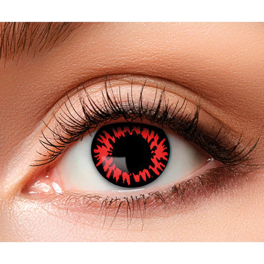 Killer Clown Kontaktlinsen – Boland Halloween Linsen 14,5mm 2er-Pack - Fasnacht24.ch