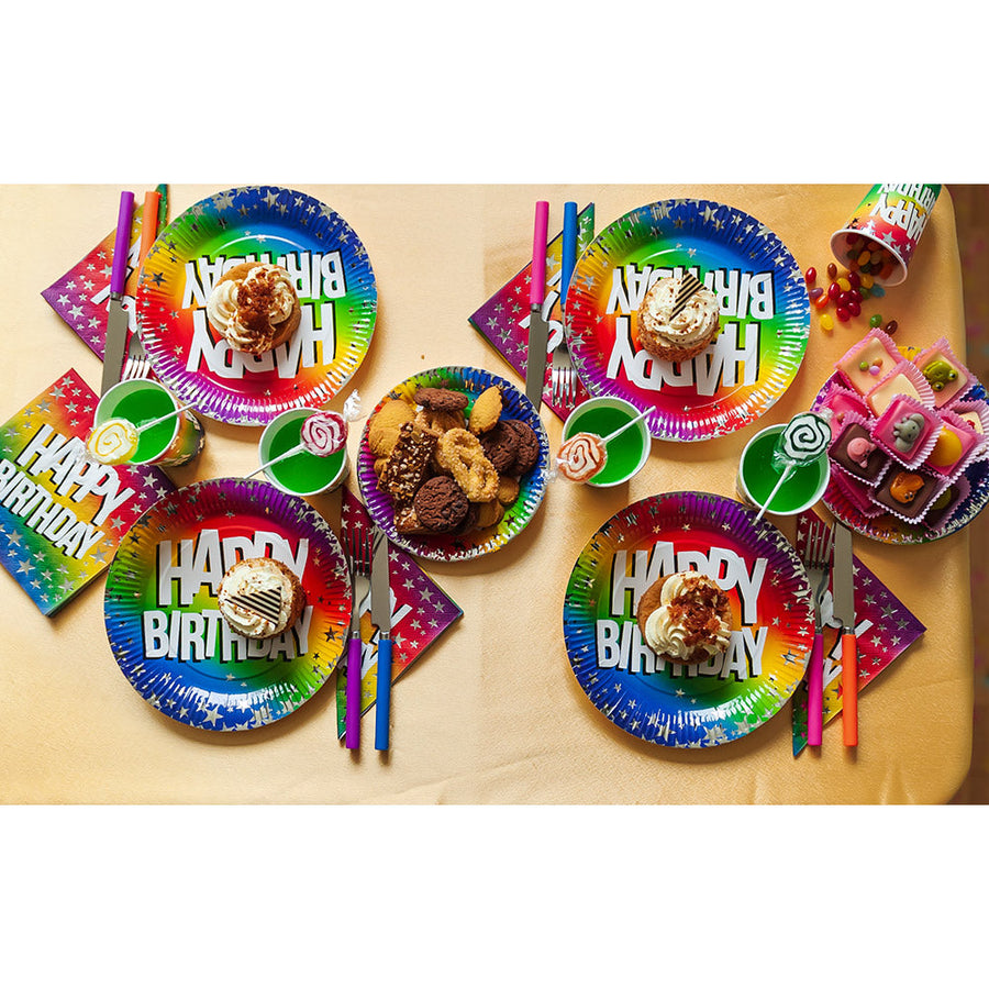 Boland Geburtstag Pappbecher – 10er Pack 210ml Einweg Trinkbecher – Detailansicht