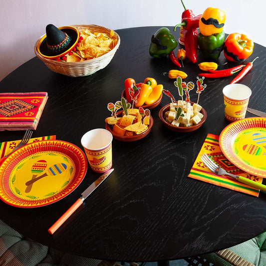 Papierbecher Boland Mexico 210ml – Packung mit 10 Stück - Fasnacht24.ch