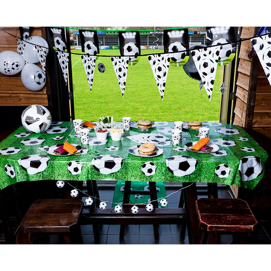 Boland Fussball Pappteller 23 cm 10er Pack Einweg Partygeschirr – Detailansicht