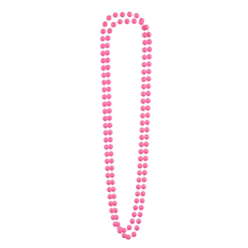 Zartes Halskettenset in Candy-Pink mit 40cm Ketten und Verlängerungsketten aus Legierung