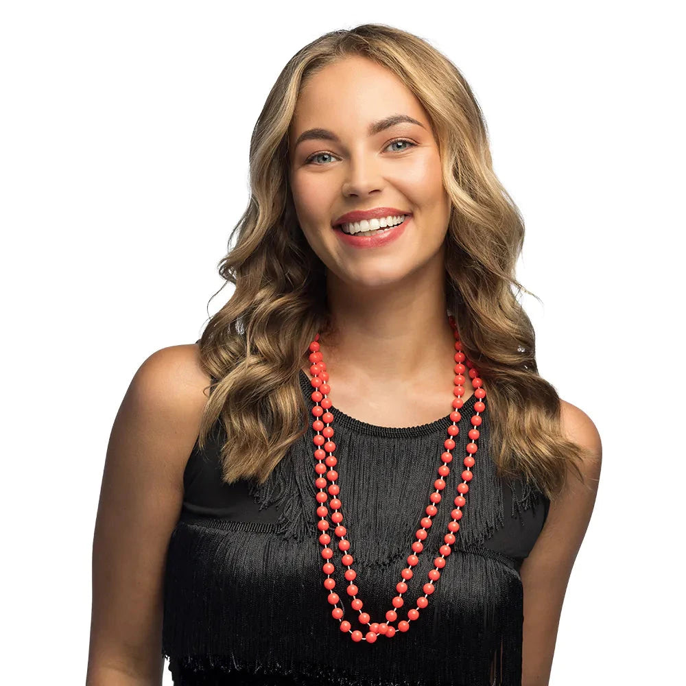 Boland Magali rotes Halskette Set mit zwei 45 cm langen Ketten in elegantem Design.