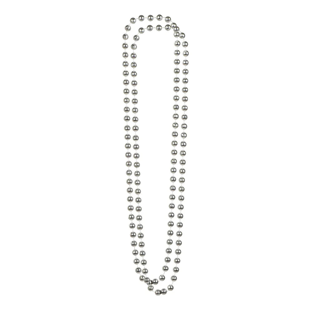 Silbernes Halskettenset mit zwei zarten Ketten in glänzender Optik für Frauen.