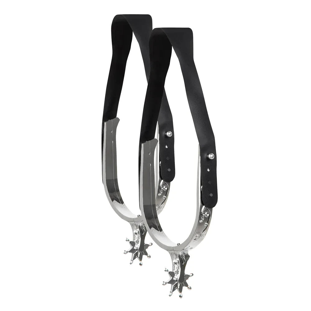 Westernsporen 2 Stück Metall-Blend – Boland Western Stiefelsporen - Fasnacht24.ch