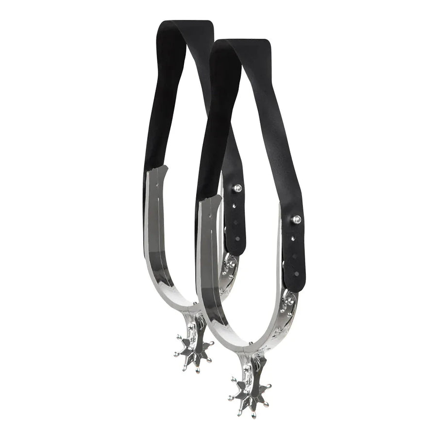 Westernsporen 2 Stück Metall-Blend – Boland Western Stiefelsporen - Fasnacht24.ch