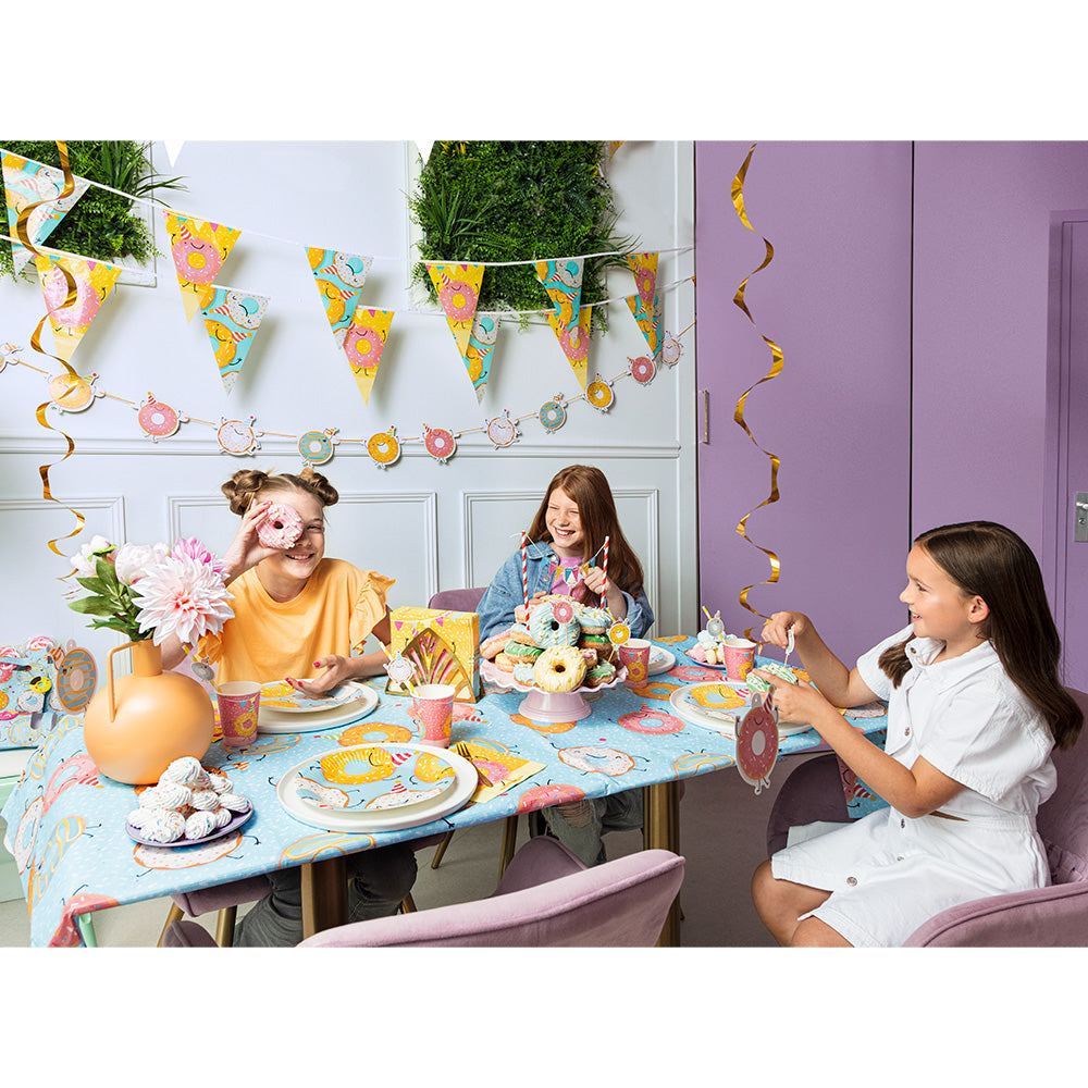 Donut Hängedekoration Boland 3er Set 85 cm bunt kinderfreundlich – Detailansicht