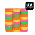 Neon UV Luftschlangen – Boland 3 Rollen Bunt, 4m Party Deko - Fasnacht24.ch