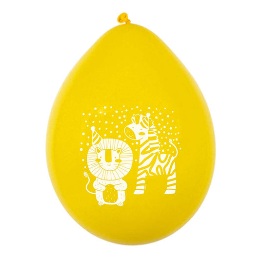 Latex Safari Luftballons – Boland 25 cm Doppelseitig, 6er Pack - Fasnacht24.ch